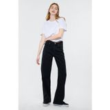 Mavi Malibu % 100 Pamuk Yüksek Bel Wide Leg Geniş Paça Jeans Bayan Kot Pantolon 1010152-84023 SİYAH