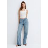 Mavi Malibu Real Blue Kadın Açık Mavi Wide Leg Jean Pantolon Pamuklu 1010152-A3038 Günlük Stil - Renkli - 27 / 26