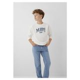 MAVİ MAVİ BASKILI SWEATSHIRT Kırık Beyaz Erkek Çocuk Sweatshirt M6S10218-70057