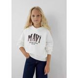 MAVİ MAVİ BASKILI SWEATSHIRT Kırık Beyaz Kız Çocuk Sweatshirt M7S10179-70057