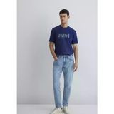 MAVİ MAVİ BASKILI TİŞÖRT Koyu Derin Lacivert Erkek T-Shirt M0612587-70496