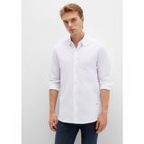 Mavi Mavi Black Beyaz Örme Gömlek 0211660-620 - 3XL