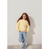 Mavi Mavi Logo Baskılı Çizgili Sarı Sweatshirt 7S10100-89149 - 4 - 5 Yaş