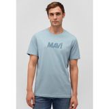 Mavi Mavi Logo Baskılı Erkek Tişört Kısa Kol İnce Kesim 066846-70838 Grafik Desenli