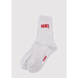 Mavi Mavi Logo Baskılı Gri Soket Çorap 0911160-82816 - Standart