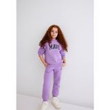 Mavi Mavi Logo Baskılı Kapüşonlu Mor Sweatshirt 7610035-70586 - 2 - 3 Yaş
