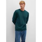 Mavi Mavı M0S10421-71929 Koyu Cam Yesılı Erkek Bısıklet Yaka Regular Basıc Sweatshırt