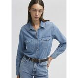Mavi - Merida All Blue İndigo Mavisi Jean Gömlek 1210662-86492 Mavi