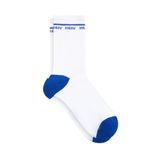Mavi Miav Baskılı Beyaz Soket Çorap 1912600-620 Beyaz-620 One Size