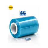 Mavi Mini Streç Film 6 Cm X 300 Metre Ambalaj Ve Paketleme Streçi Rulosu