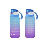 Mavi Motivasyon Su Matarası - 500 Ml Kapasiteli Su Şişesi