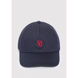 Mavi - Mühür Logo Nakışlı Lacivert Şapka 0911881-70500