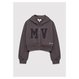 Mavi MV Baskılı Koyu Gri Kız Çocuk Sweatshirt M7S10128-90778