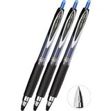 Mavi Pilot Kalem 3 Adet Uniball Signo Micro 207 0.5 Mm Roller Uçlu Pilot Kalem Umn-207 İnci Uçlu Likit Mürekkepli Jel