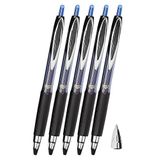 Mavi Pilot Kalem 5 Adet Uniball Signo 207 0.7 mm Roller Pilot Kalem Umn-207 Likit Mürekkepli