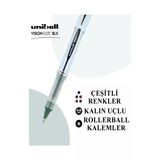 Mavi Pilot Kalem Ub-205 Vision Elite 0.5Mm 5 Adet Uniball Pilot Kalem 0.5 Mm Roller Uçlu Pilot Kalem İnce Uçlu Likit