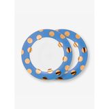 Mavi Porselen Yemek Tabağı 26,5 cm