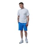 Mavi Rahat Kesim Pamuklu Erkek Spor Şortu Mavi M