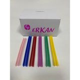 Mavi Renk 5 mm Gelinlik Türban Kılçığı, 1 Kutu, Şık ve Zarif Tasarım - Ahşap - Seçenek 1