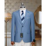 Mavi Renk Blazer Erkek Ceket - 6 Drop - Mavi-90399 - 50 / 6