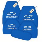 Mavi Renk Chevrolet 5’Li Oto Halı Paspas Seti Kaymaz, Yıkanabilir, Dayanıklı Zemin Koruma
