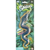 Mavi Renk Süper Uzayan ve Yapışan Oyuncak Yılan Squishy Oyuncak - Esnek
