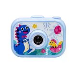 Mavi Renkli Mini Unicorn Tasarımlı Taşınabilir Çocuk Fotoğraf Makinesi