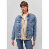 Mavi Rubina 90lar Açık Mavi Suni Kürklü Jean Ceket 1110278-88589 - Denım