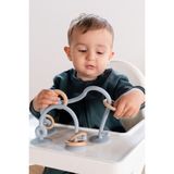 Mavi Silikon Eğitici Mama Sandalyesi Oyuncağı Little Gusto ile Gelişim Destekleyici Eğlenceli Tasarım