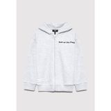 Mavi Sırt Baskılı Kapüşonlu Gri Sweatshirt 6S10182-88467 - 4 - 5 Yaş