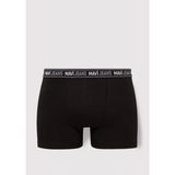 Mavi Siyah Basic Boxer 0911082-900 - 2XL - Siyah-900