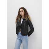 Mavi - Siyah Biker Ceket 1110221-900 Siyah