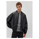Mavi Siyah Suni Deri Ceket Loose Fit / Bol Rahat Kesim 0110401-900