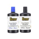 Mavi Siyah Yazı Tahta Kalem Mürekkebi 250ml 1 Adet Brons Tahta Kalemi Mürekkebi Kolay Silinebilir 250gr Okul Sınıf