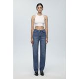 Mavi Sky Streç Pamuklu Straight Fit Yüksek Bel Boru Paça Jeans Bayan Kot Pantolon 1010627-87211 AÇIK MAVİ