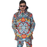 Mavi Snowsea Tasarım SS7888 Kayak ve Snowboard Montu 11-12 Yaş İçin Rüzgara Karşı Koruma - 11 - 12 Yaş
