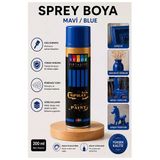 Mavi Sprey Boya 200 Ml 1 Adet Südor Hızlı Kuruyan Renkli Profesyonel Canlı Renk Ahşap Plastik Demir Metal Porselen Cam