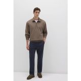 Mavi Streç Pamuklu Slim Straight Normal Bel Düz Paça Erkek Pantolon 0010547-87822 KOYU LACIVERT