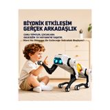 mavi su dünyası AI Robot Köpek | Uzaktan Kumandalı ve Mobil Kontrollü Şarjlı Yapay Zekalı Robot Köpek | Sesle Kontrol | Şarkı Söyleme | Dans Etme | Uzaktan Kontrol Robot Köpek