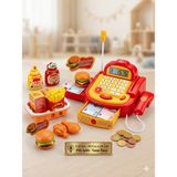 Mavi Su Dünyası Pilli Işıklı Yazar Kasa Full Set 44 cm x 24 cm - Renkli