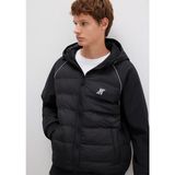 Mavi Su İtici Mavi Pro Logo Reflektör Detaylı Siyah Ceket 0110559-71379 - 2XL