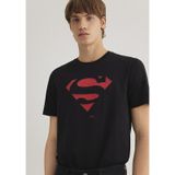 Mavi - Superman Baskılı Siyah Tişört 066875-900 Siyah