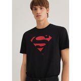 Mavi Superman Baskılı Siyah Tişört 066875-900 - XXL