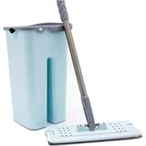 Mavi Tablet Mop Temizlik Seti + 5 Yedek Mop, Pratik ve Kullanışlı - Pembe - Seçenek 1