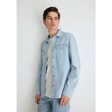 Mavi Ted Casual Açık Mavi Jean Gömlek 0210909-87153 - Mavi-87153