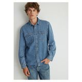Mavi Ted Indigo Mavisi Jean Gömlek Slim Fit / Dar Kesim 0210909-87933