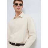 Mavi Theo Mavi Edition Ekru Keten Karışımlı Jean Gömlek 0211655-A3295 - S