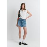 Mavi Tiera Classic Denim Puslu Indigo Mavi Jean Etek 1310654-89730 - Mavi-89730
