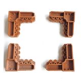 mavi trend 17x25 mm Sineklik Köşe Takozu 10 Adet kahverengi Renkli