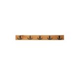 mavi trend Ahşap Duvar Ve Kapı Askılık Hol Mutfak Banyo Askısı Duvar Askısı 60x8 Cm